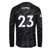 Arsenal Albert Sambi Lokonga #23 Bortatröja 2022-23 Långa ärmar